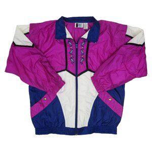 Vintage 80s Bold Spirit Windbreaker Track Jacket